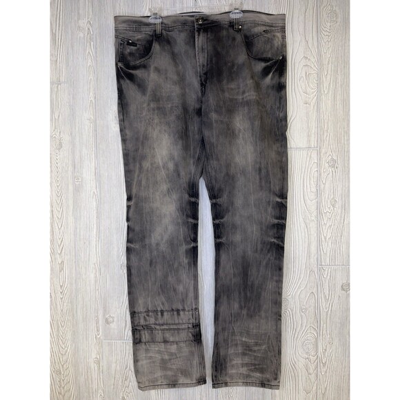 Parish Nation Jeans Men's Size 42 Black Gray 35.5 Inseam NICE! - Picture 3 of 10